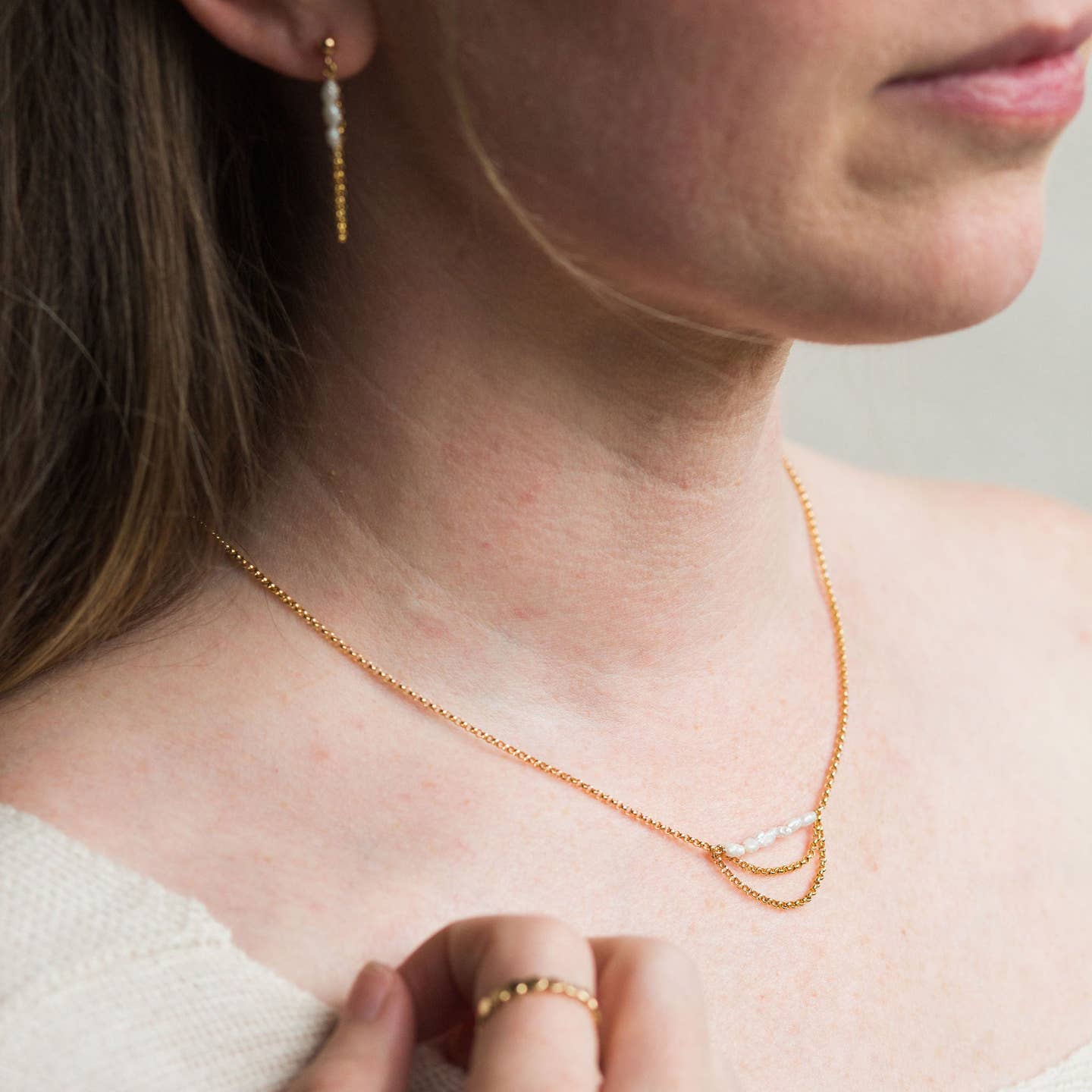 Pearl Embrace Earrings