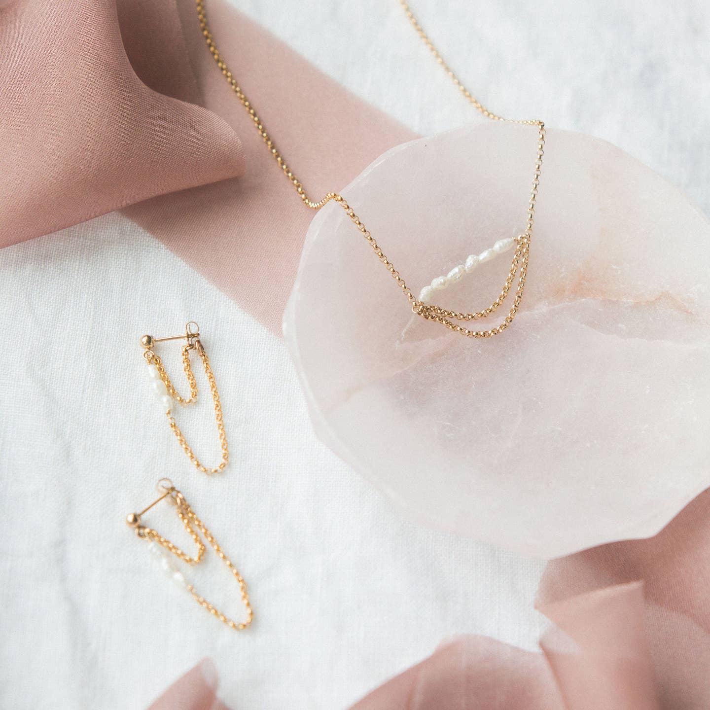 Pearl Embrace Earrings